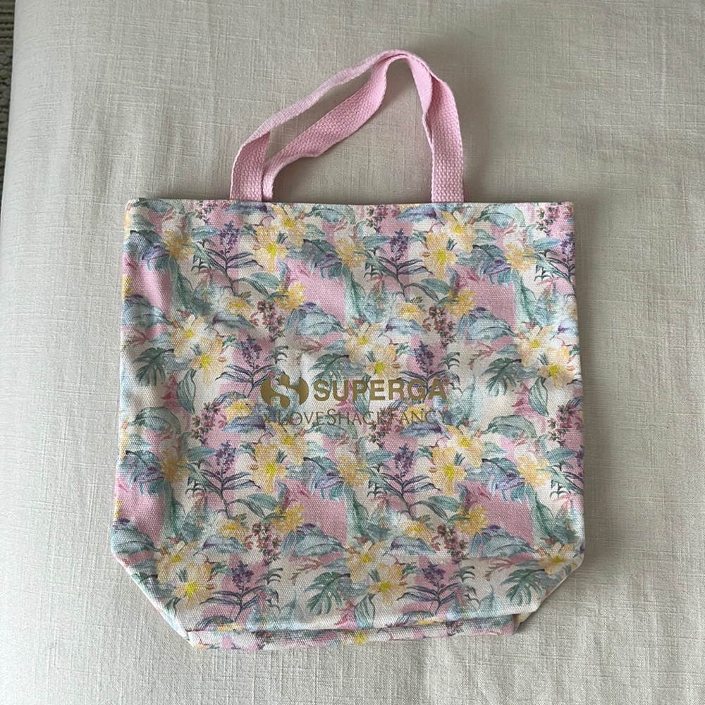 Hawaiian LoveShackFancy x Superga Mini Tote